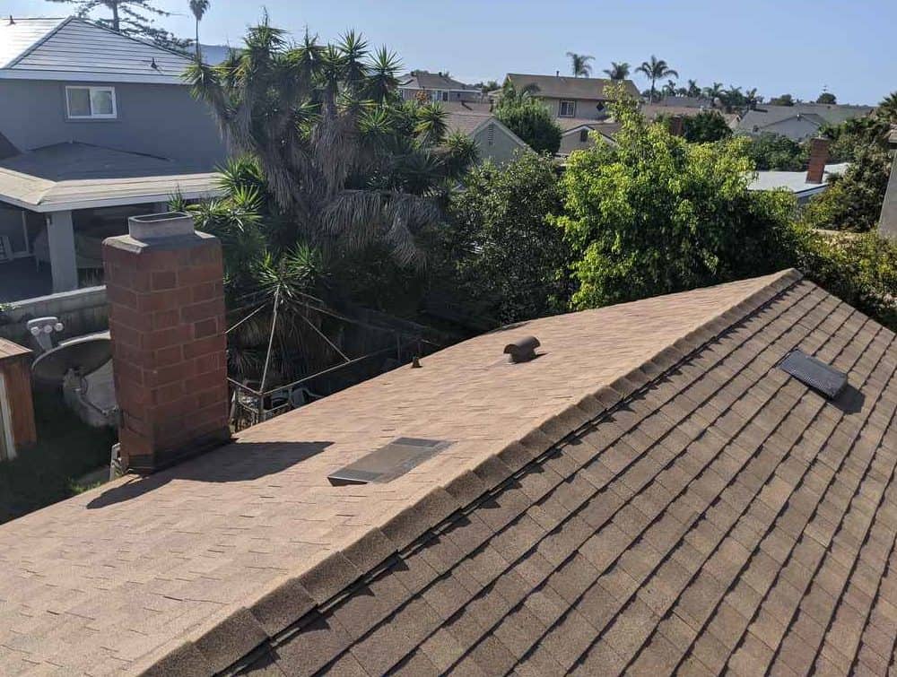 Asphalt shingle roofing installed by Guardian Roofs in Los Angeles