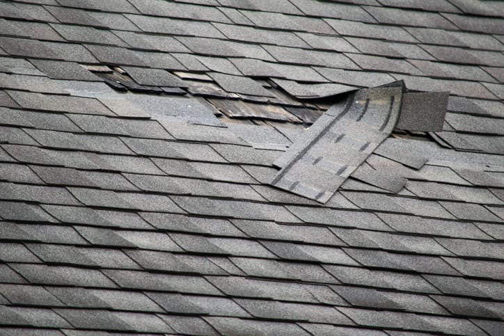 What to do if you notice your asphalt shingles are torn, lifted, or missing