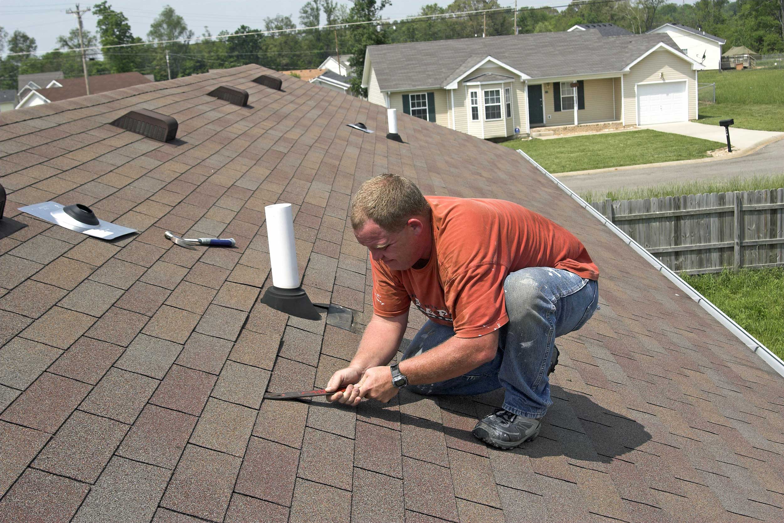 DIY roof repair, professional roof repair, roof damage repair