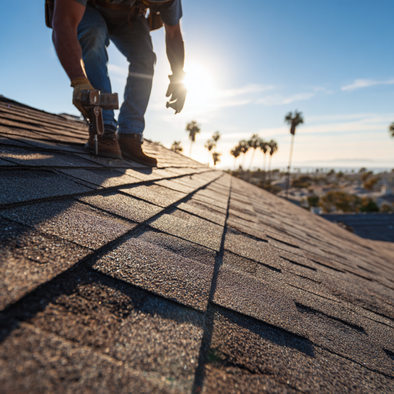 summer roof inspection in San Diego County